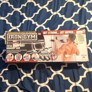 Total Body Iron Gym Workout Bar NEW Open box